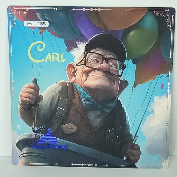 Up Carl Balloons Disney 100th Limited Edition Art Card Print Big One 189/255